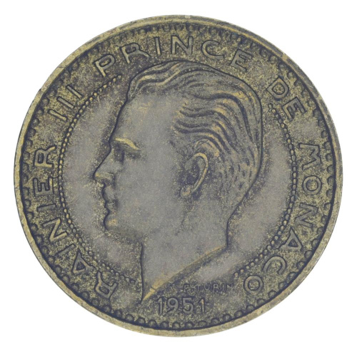 фото Монако 20 франков 1951 F-VF