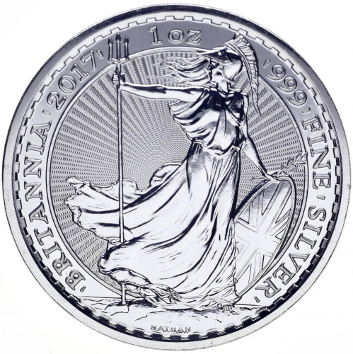 фото Великобритания 2 фунта 2017 Серебро UNC Британия