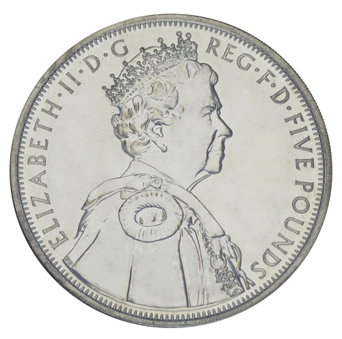 фото Великобритания 5 фунтов 2012 UNC Бриллиантовый юбилей