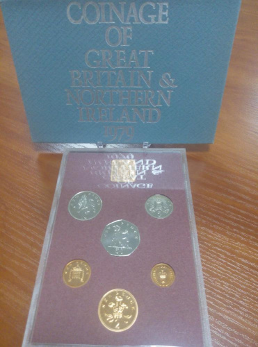 фото Великобритания набор из 7 монет 1979 Proof
