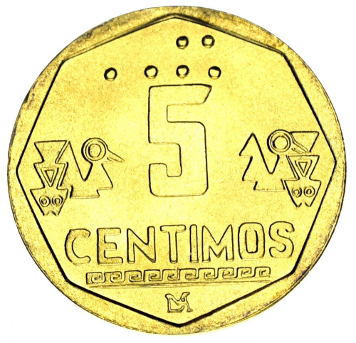 фото Перу 5 сентимо 1998 AU-UNC