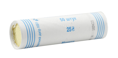 фото Украина 50 копеек 2023 UNC банковский ролик 50 монет