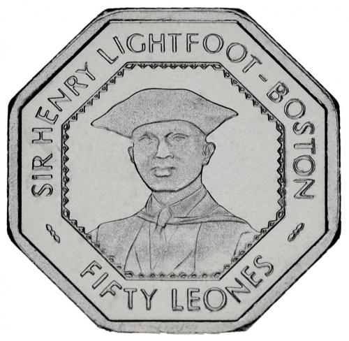 фото Сьерра-Леоне 50 леоне 1996 AU-UNC