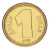 фото Югославия набор из 5 монет 1992 AU-UNC 1, 2, 5, 10, 50 динаров