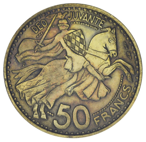 фото Монако 50 франков 1950 F-VF