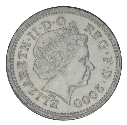 фото Великобритания 1 фунт 2000 F-VF