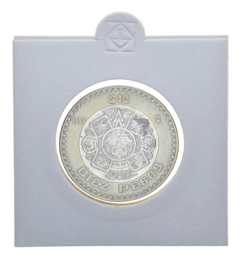 фото Мексика 10 песо Биметалл 1998 F-VF