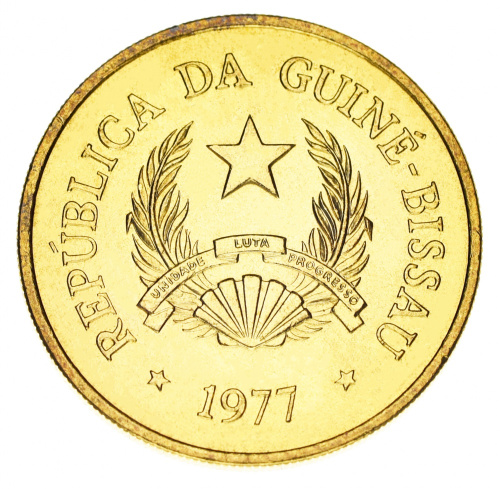 фото Гвинея-Бисау 2,5 песо 1977 AU-UNC FAO ФАО