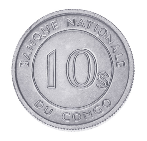 фото Конго 10 сенжи 1967 UNC