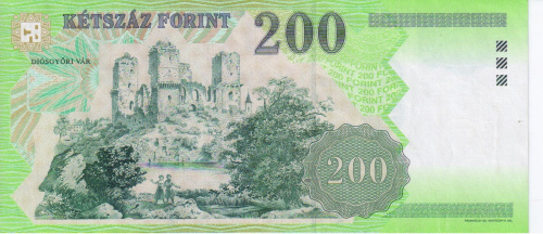 фото Венгрия 200 форинтов 2004 F-VF (P187)