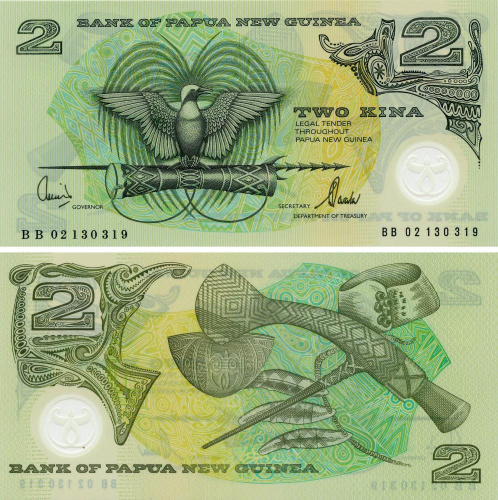 фото Папуа-Новая Гвинея 2 кина 2002 UNC (P16d)