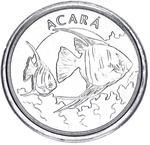 фото Бразилия 1000 крузейро 1992-1993 UNC Рыба