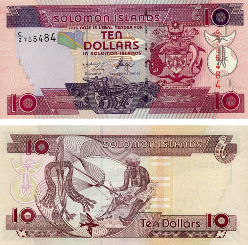 фото Соломоновы острова 10 долларов 2006 UNC (P27)