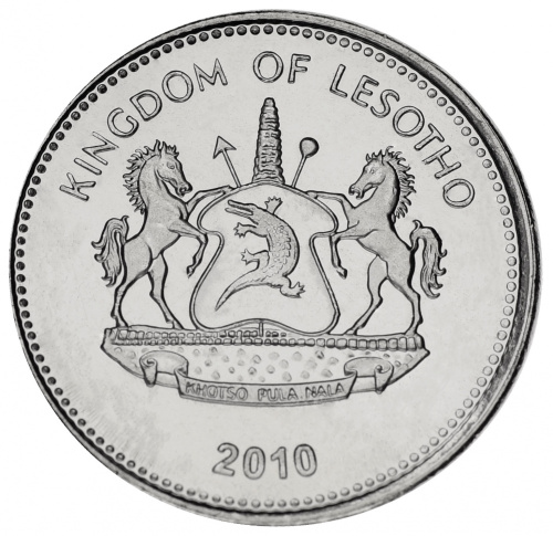 фото Лесото 2 малоти 1998-2016 UNC