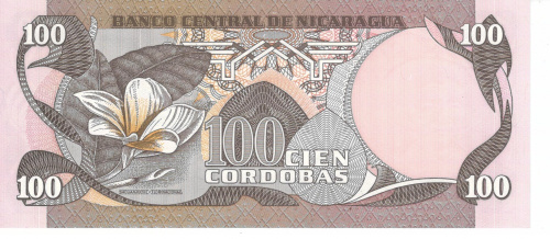 фото Никарагуа 100 кордоб 1984 UNC (P141)