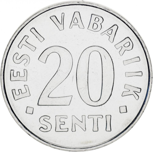 фото Эстония 20 сенти 1997 UNC