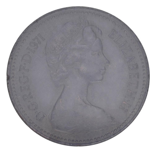 фото Великобритания 1 пенни 1971 F-VF New Penny
