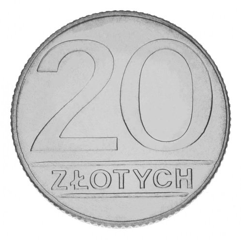 фото Польша 20 злотых 1990 AU-UNC