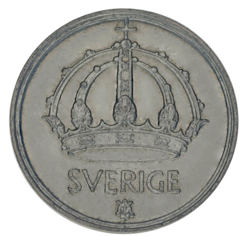 фото Швеция 10 эре 1950 Серебро F-VF (Ag 400, 1,45 грамм)