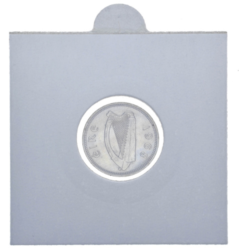 фото Ирландия 3 пенса 1968 F-VF Заяц