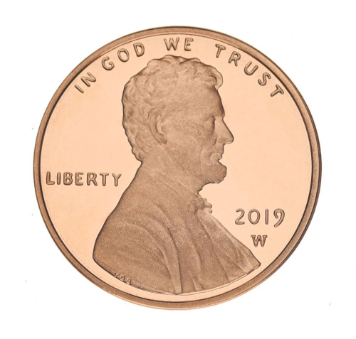 фото США 1 цент 2019 Proof Penny W - West Point Mint