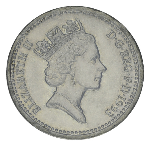 фото Великобритания 1 фунт 1993 F-VF