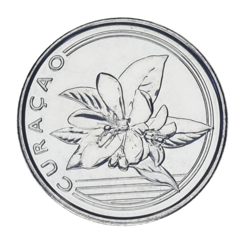 фото Кюрасао 1 цент 2025 UNC Флора - Цветок