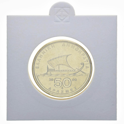 фото Греция 50 драхм 2000 UNC