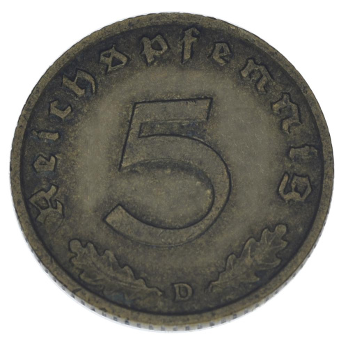 фото Германия 5 пфеннигов 1938 G-VG