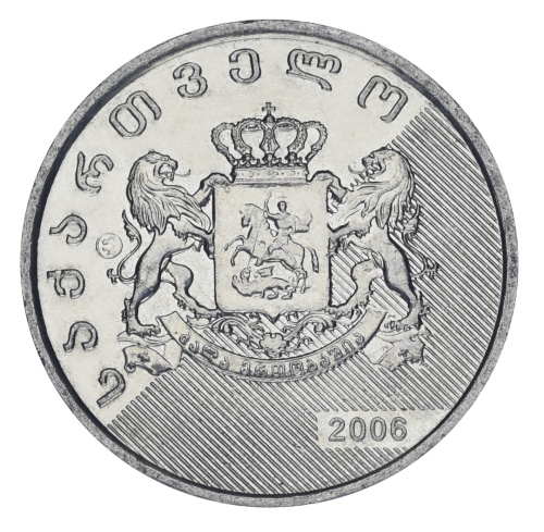 фото Грузия 1 лари 2006 F-VF