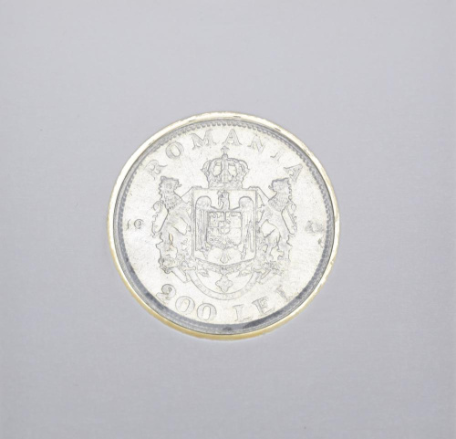 фото Румыния 200 лей 1942 F-VF Серебро