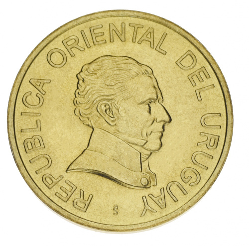 фото Уругвай 2 песо 1998 UNC