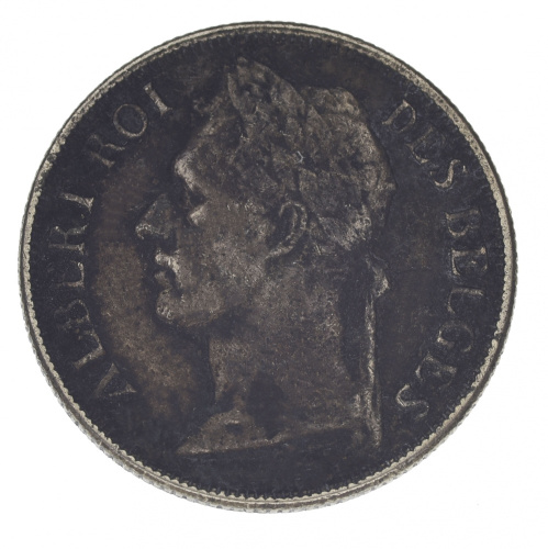 фото Конго Бельгийское 1 франк 1920 G-VG