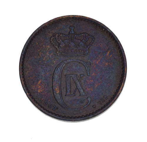 фото Дания 2 оре 1902 G-VG