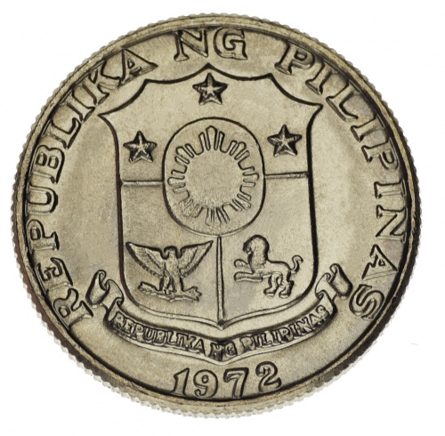 фото Филиппины 25 сентимо 1972 VF-AU