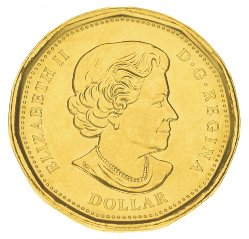 фото Канада 1 доллар 2021 UNC Золотая лихорадка