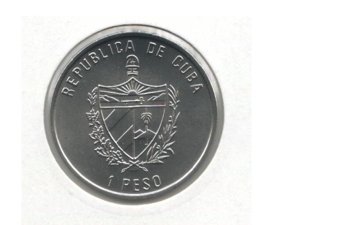 фото Куба 1 песо 1994 UNC (KM#517)