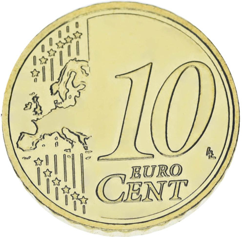 фото Германия 10 евроцентов 2023 UNC D