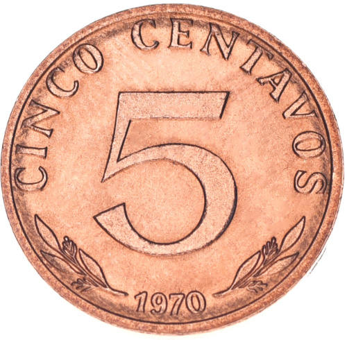 фото Боливия 5 сентаво 1970 AU-UNC