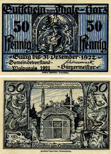 фото Германия Нотгельд  50 пфеннигов  1922 F-VF Тале