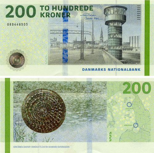 фото Дания 200 крон 2021 (2024) UNC (PW72)