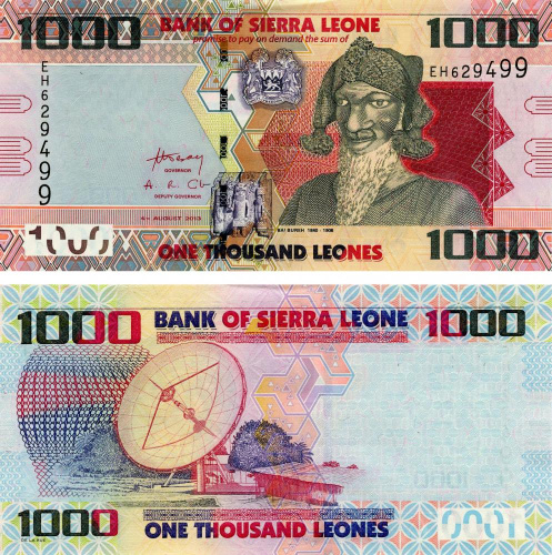 фото Сьерра-Леоне 1000 леоне 2013 UNC (P30b)
