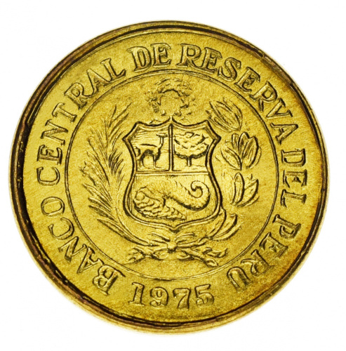 фото Перу набор из 8 монет 1975-1981 F-VF 10, 20 сентаво, 0,5, 1, 1, 5, 5, 10 солей