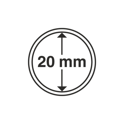 фото Капсула для монеты 20 мм, Leuchtturm
