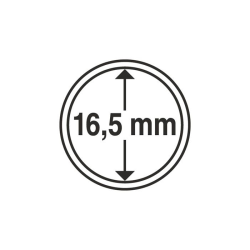 фото Капсула для монеты 16,5 мм, Leuchtturm