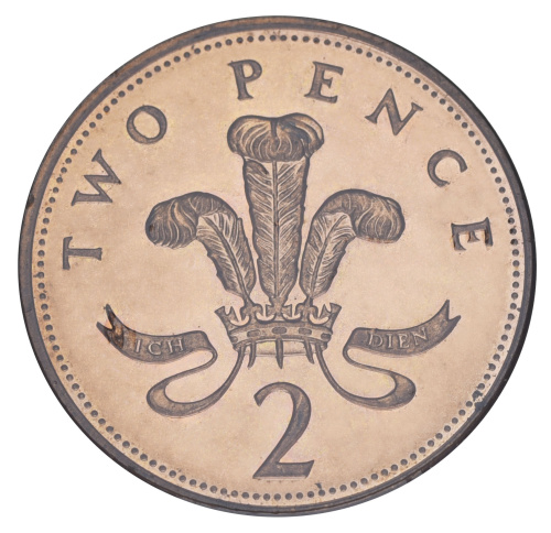 фото Великобритания 2 пенса 2004 F-VF