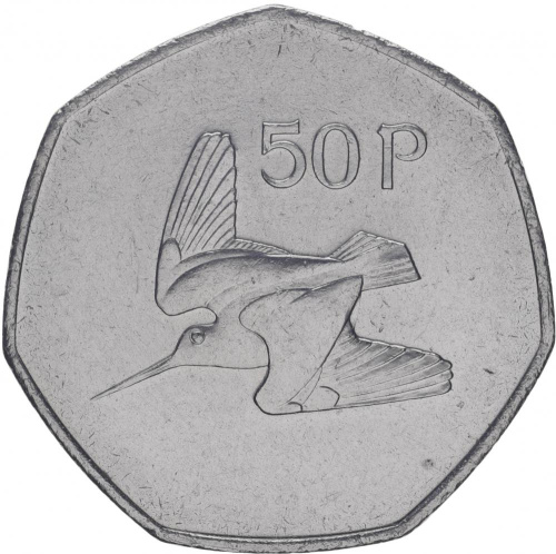 фото Ирландия 50 пенсов 1996 VF (KM#24)