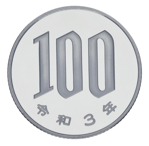 фото Япония 100 йен 2021 Proof