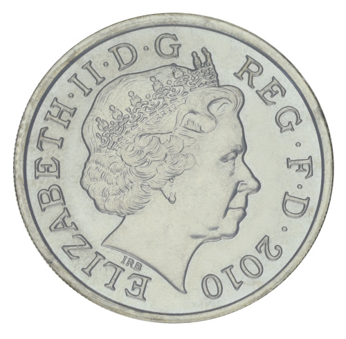 фото Великобритания 1 фунт 2010 UNC Лондон