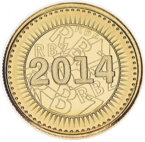 фото Зимбабве 5 центов 2014 UNC